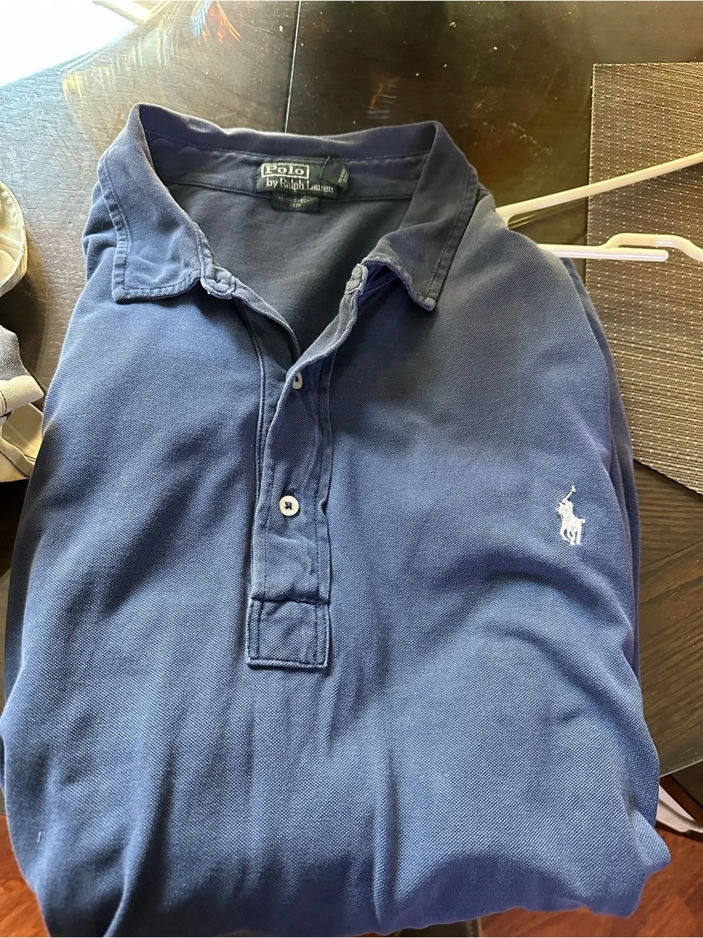 Polo Ralph Lauren Featherweight Mesh Men’s Blue Short Sleeve Shirt Size 3XB